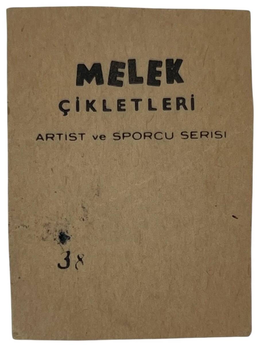 MELEK Sakızı Artist ve Sporcu Serisi No 38 EŞREF KOLÇAK # SKZ1585 - 2