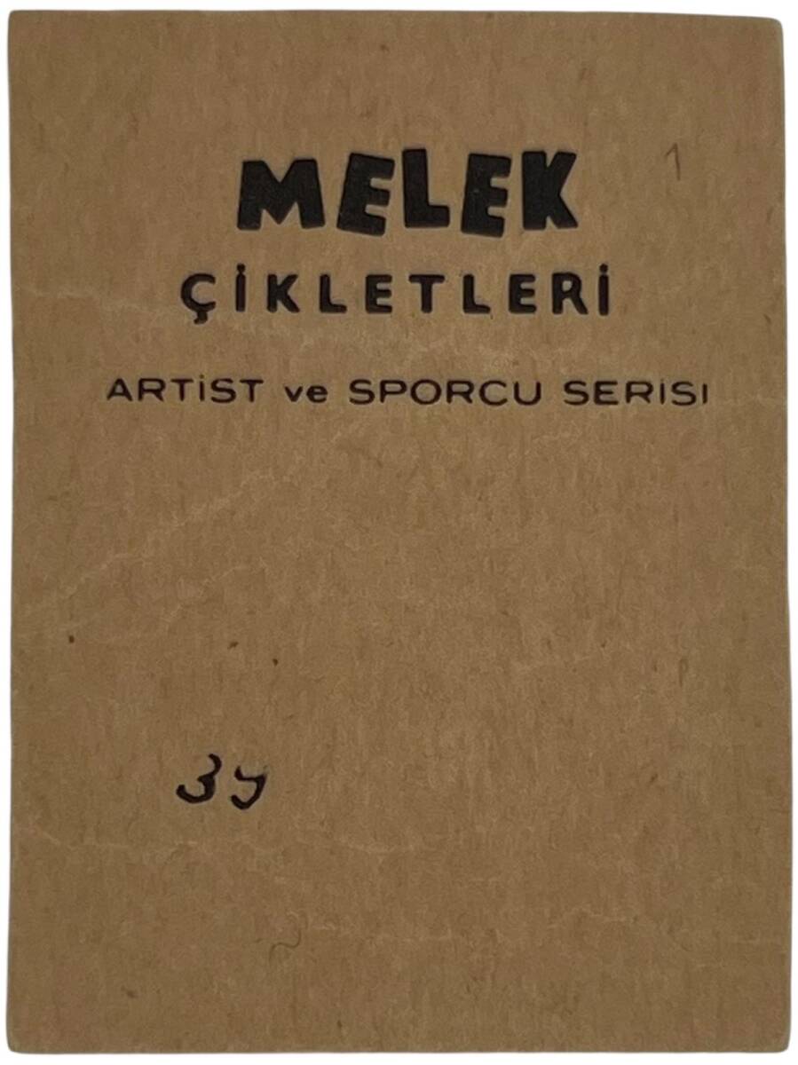 MELEK Sakızı Artist ve Sporcu Serisi No 39 HÜLYA KOÇYİĞİT # SKZ1566 - 2