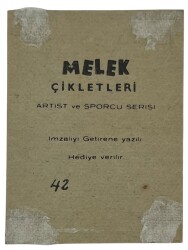 MELEK Sakızı Artist ve Sporcu Serisi No 42 SERPİL GÜL # SKZ1563 - 2
