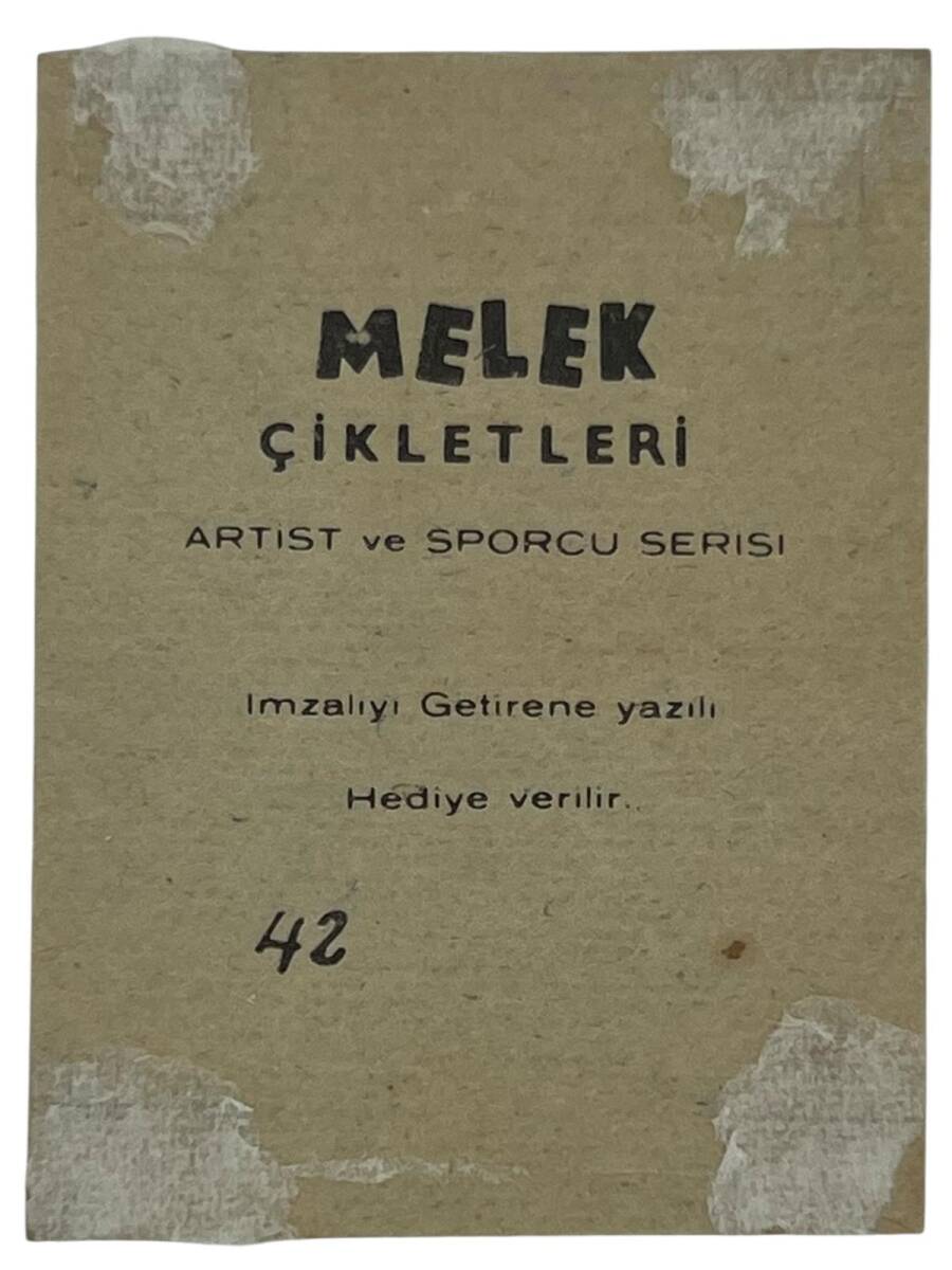 MELEK Sakızı Artist ve Sporcu Serisi No 42 SERPİL GÜL # SKZ1563 - 2