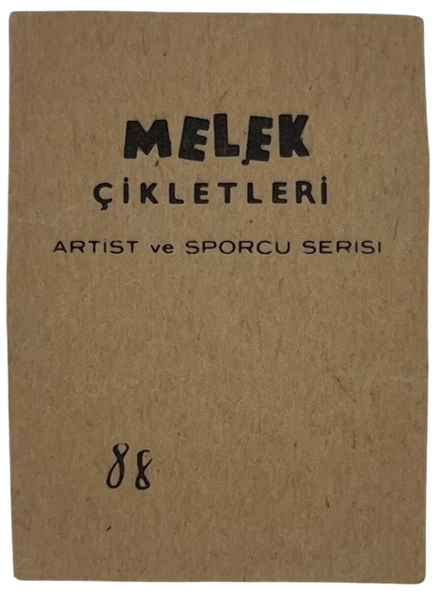 MELEK Sakızı Artist ve Sporcu Serisi No 88 İZZET GÜNAY # SKZ1554 - 2