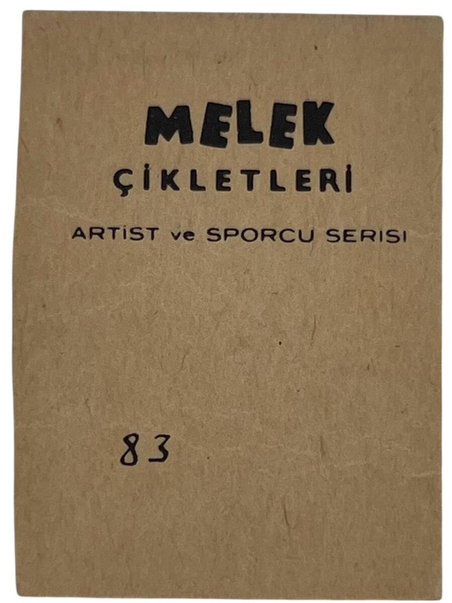 MELEK Sakızı Artist ve Sporcu Serisi No 83 YILMAZ DURU # SKZ1567 - 2