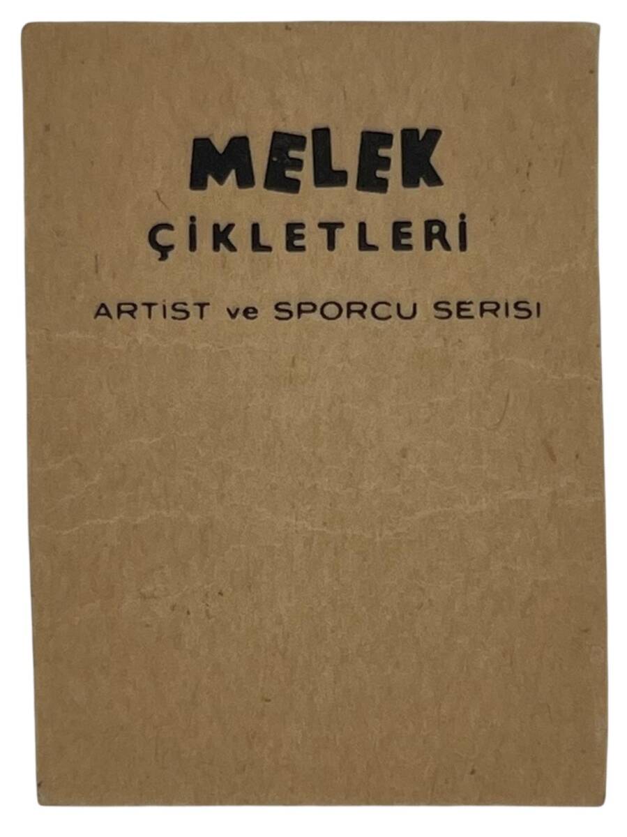 MELEK Sakızı Artist ve Sporcu Serisi No İZET GÜNEY # SKZ1584 - 2