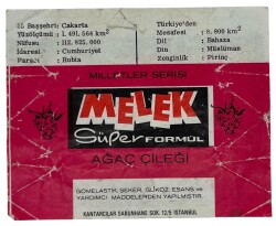 MELEK Sakızı Milletler Seriisi İNDONEZYA Sakız Kağıdı Stickers No 25 # SKZ1080 - 2