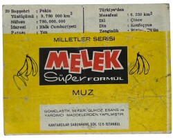 MELEK Sakızı Milletler Seriisi KIZL ÇİN Sakız Kağıdı Stickers No 20 # SKZ1075 - 2