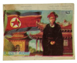 MELEK Sakızı Milletler Seriisi KUZEY KORE Sakız Kağıdı Stickers No 47 SKZ1060 - 1