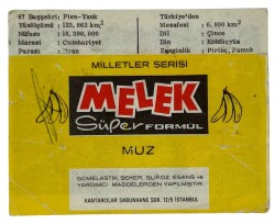 MELEK Sakızı Milletler Seriisi KUZEYY KORE Sakız Kağıdı Stickers No 47 SKZ1056 - 2