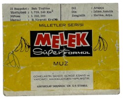 MELEK Sakızı Milletler Seriisi LİBYA Sakız Kağıdı Stickers No 21 # SKZ1072 - 2