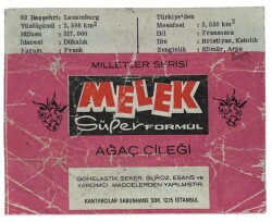 MELEK Sakızı Milletler Seriisi LÜXEMBURG Sakız Kağıdı Stickers No 82 # SKZ1064 - 2