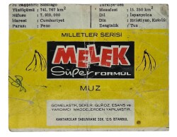 MELEK Sakızı Milletler Seriisi ŞİLİ Sakız Kağıdı Stickers No 36 SKZ1059 - 2