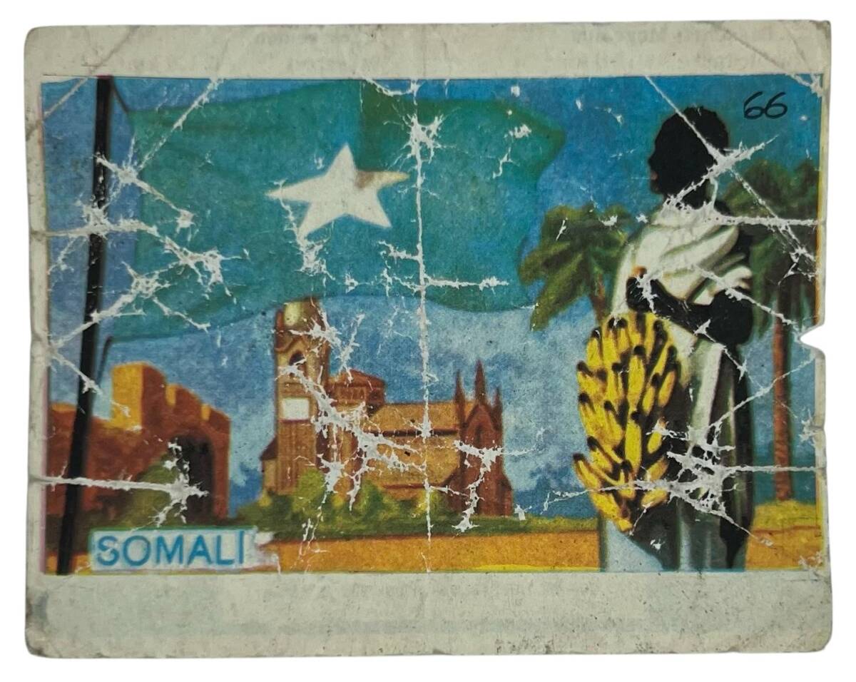 MELEK Sakızı Milletler Seriisi SOMALİ Sakız Kağıdı Stickers No 66 # SKZ1063 - 2