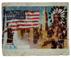 MELEK Sakızı Milletler Seriisi U.S.A Sakız Kağıdı Stickers No # SKZ1067 - 3
