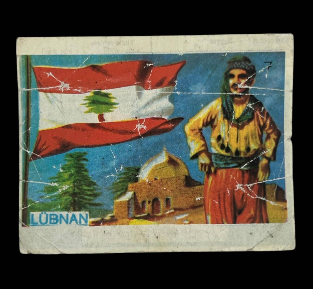 MELEK Sakızı Milletler Serisi Sakız Kağıdı No 7 Sakız Kağıdı Stickers SKZ854 - 2
