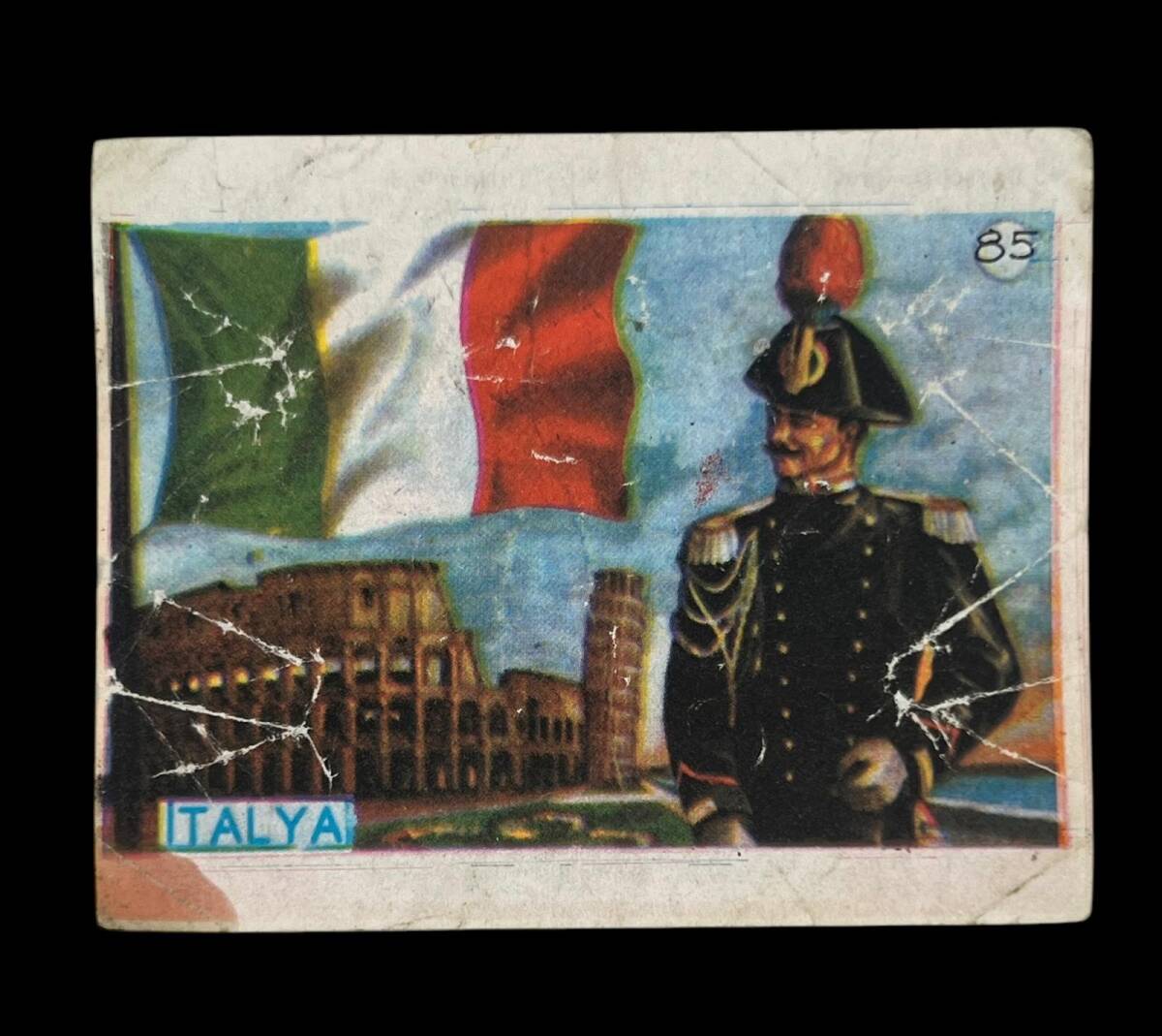 MELEK Sakızı Milletler Serisi Sakız Kağıdı No 85 Sakız Kağıdı Stickers SKZ853 - 2