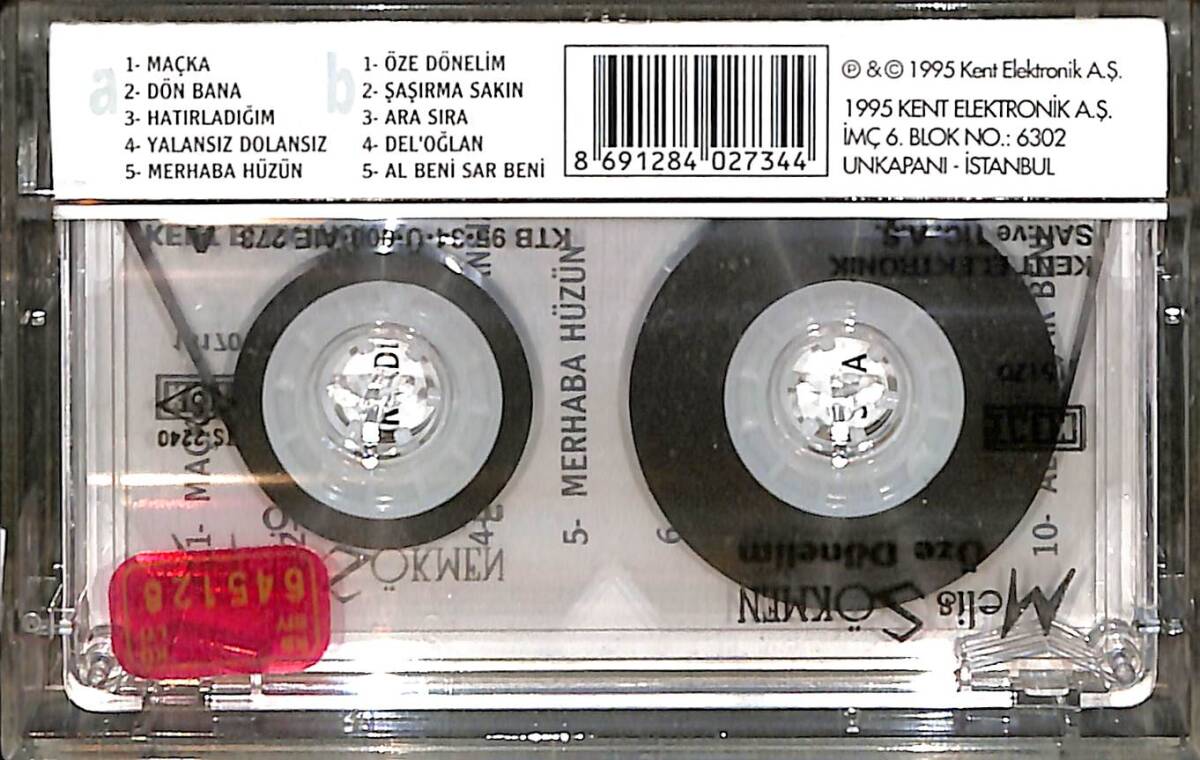 Melis Sökmen - Öze Dönelim Kaset (İkinci El Kaset) KST28592 - 2