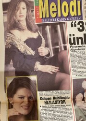 Melodi Kadın Gazetesi 5 Mart 1990 - Gülşen Bubikoğlu Hızlanıyor - 32. Gün'de Ünlü Konuklar GZ156166 - 2