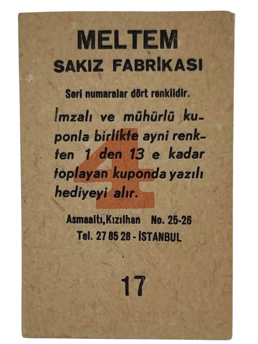 MELTEM Sakızı Kartları No 17 EMEL TURGUT # SKZ1591 - 2