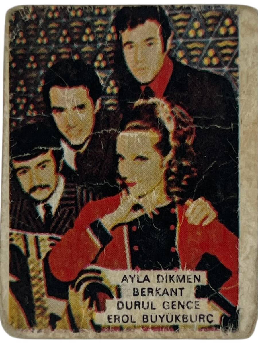 MELTEM Sakızı Kartları No 3 AYLA DİKMEN,BERKANT DURU,EROL BÜYÜKBURÇ # SKZ1594 - 1