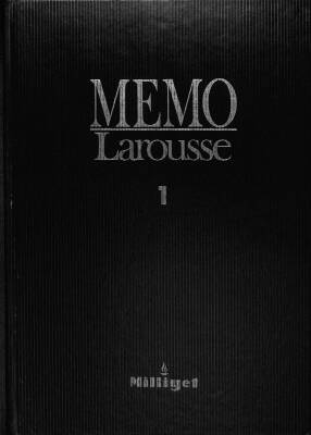 MEMO LAROUSSE 1 KTP2589 - 1