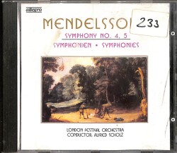 Mendelssohn Symphony NO.4 5 CD (İkinci El) CD4888 - Gökçekoleksiyon