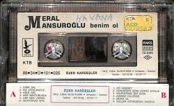 Meral Mansuroğlu Benim Ol Kaset (İkinci El) * Kağıt Baskı - Sarı Bandrol * KST29825 - 2