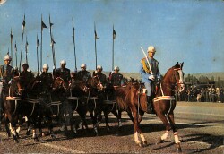 Merasimde Askerler Kartpostal (Küçük Boy) KRT21548 - Gökçekoleksiyon