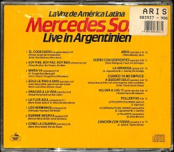 Mercedes Sosa - Live In Argentinien CD (İkinci El) CD5489 - 2
