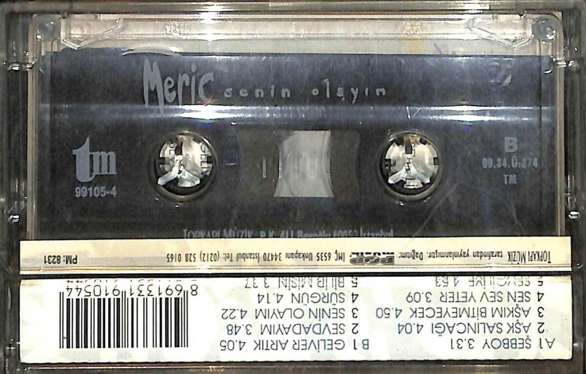 Meriç - Senin Olayım Kaset (İkinci El Kaset) KST29034 - 2
