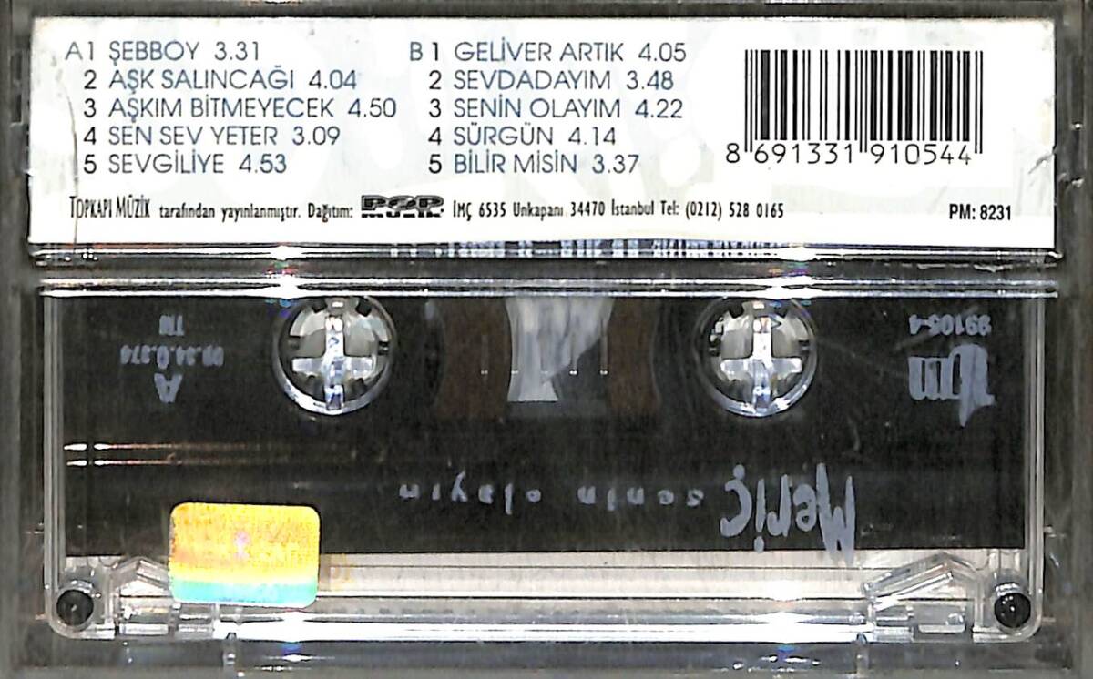 Meriç - Senin Olayım Kaset (İkinci El) KST28635 - 2
