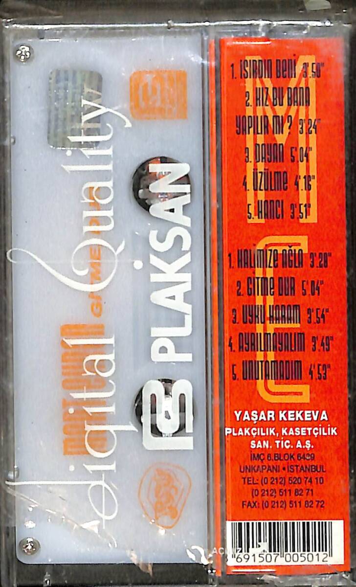 Mert Ekren - Gitme Dur Kaset (Sıfır Kaset) KST28640 - 2