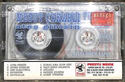 Mesut Çakarlı - Ateş Gibisin Kaset (İkinci El) KST20531 - 2