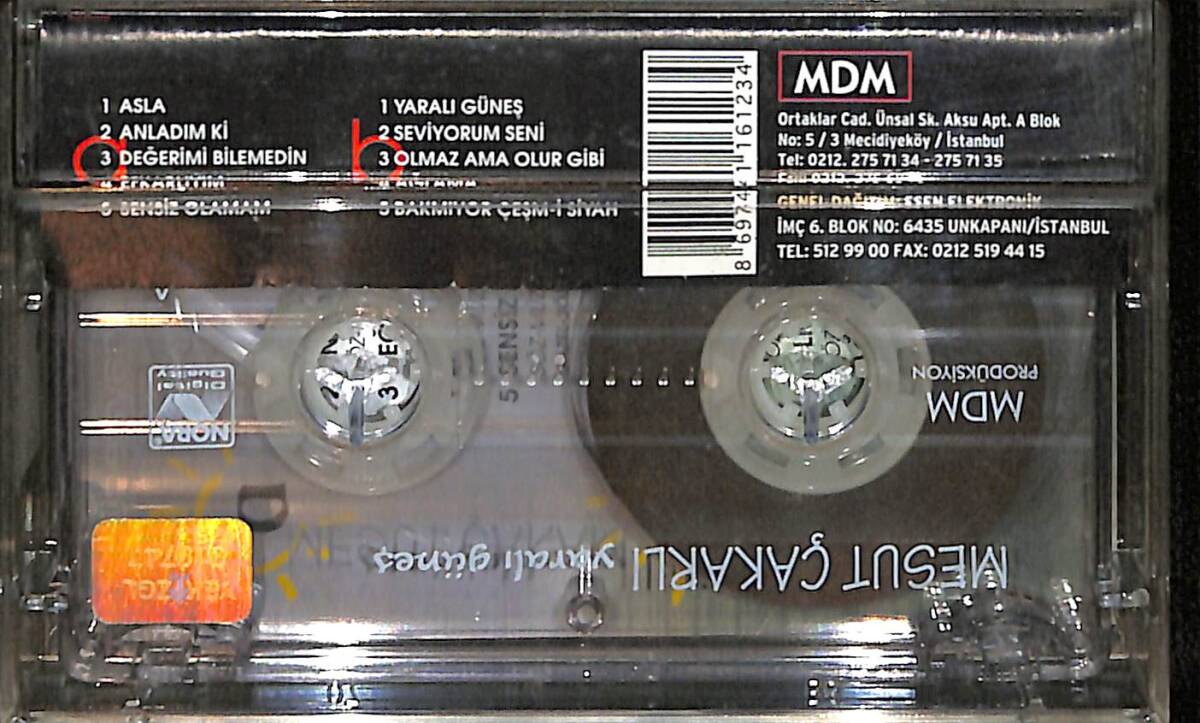 Mesut Çakarlı - Yaralı Güneş Kaset (İkinci El) KST28414 - 2