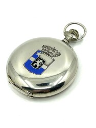 Metal Mineli Kraliyet Armalı Kurmalı Cep Saati (#2.30) SAA323 - 2