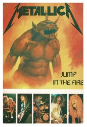 Metallica Kartpostal KRT9908 - Gökçekoleksiyon