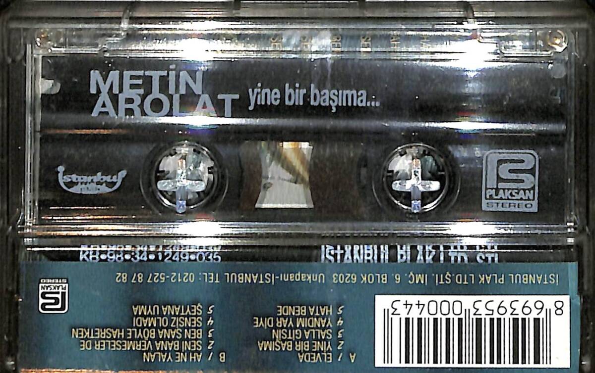 Metin Arolat - Yine Bir Başıma Kaset (Sıfır Kaset) KST29504 - 2