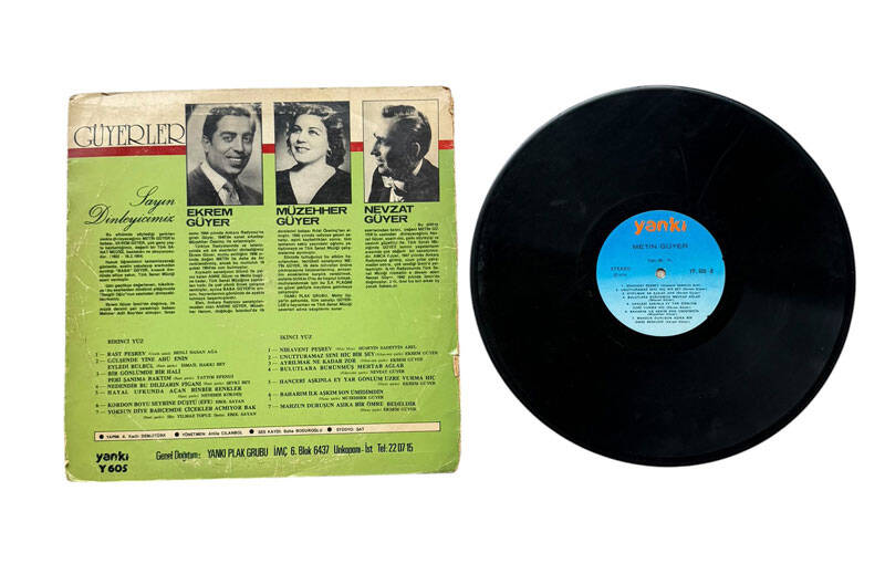 Metin Güyer - Türk Sanat Müziği Süper Seri : 1 LP PLAK (10/8.5) ''Orijinal Dönem Baskı'' PLK27629 - 2