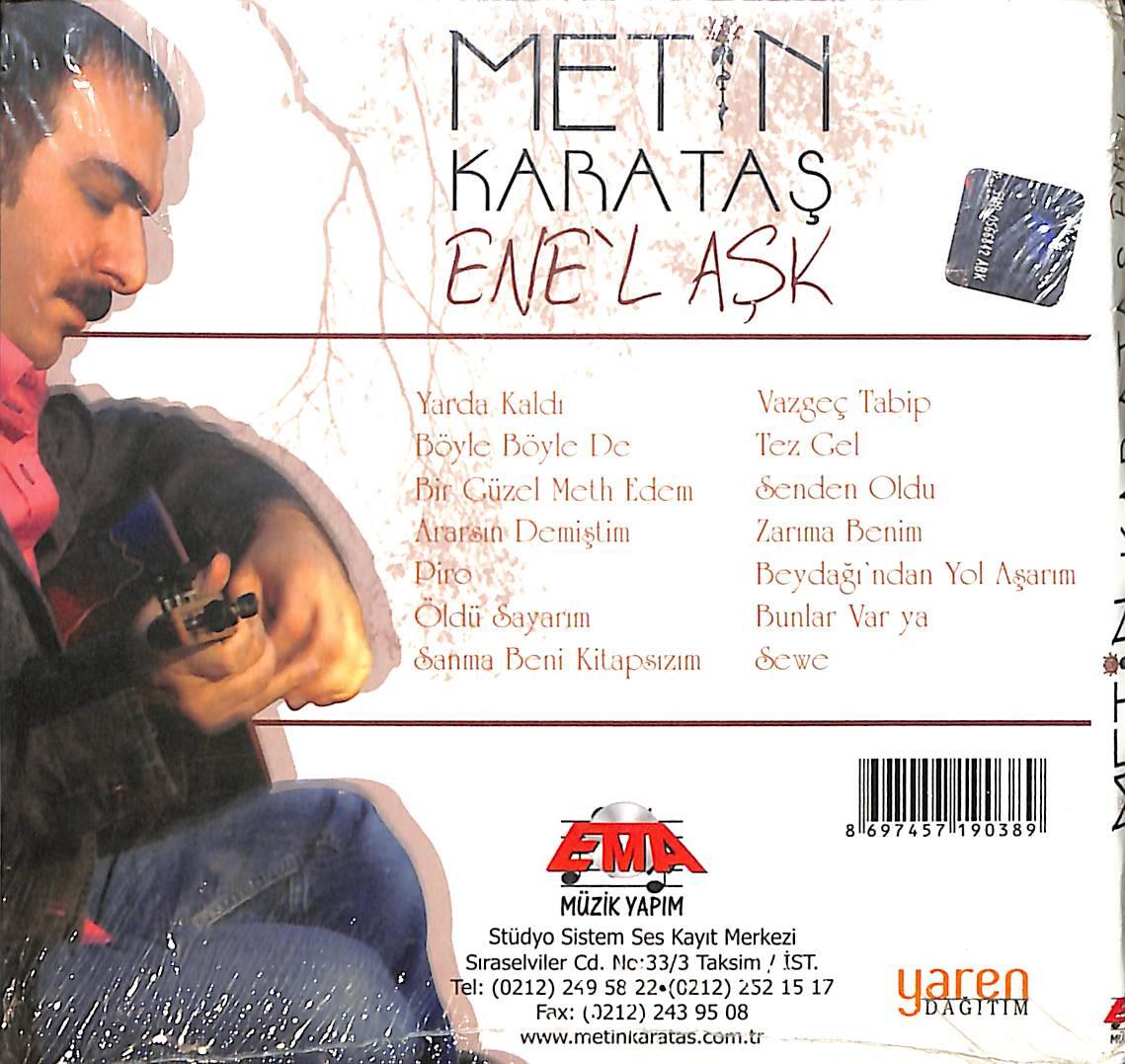 Metin Karataş - Ene'l Aşk CD (Sıfır) CD4234 - 2