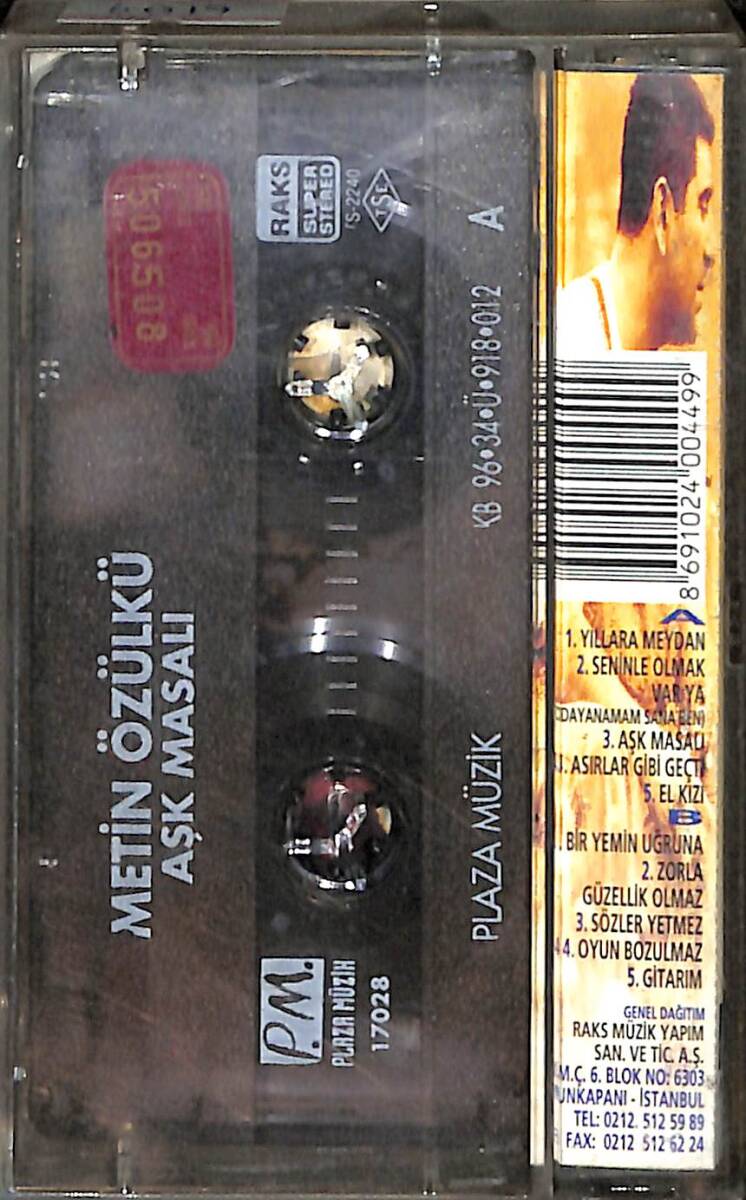 Metin Özülkü - Aşk Masalı Kaset (İkinci El) KST28633 - 2