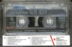 Metin Şentürk - Allah Biliyor Kaset (İkinci El) KST28621 - 2