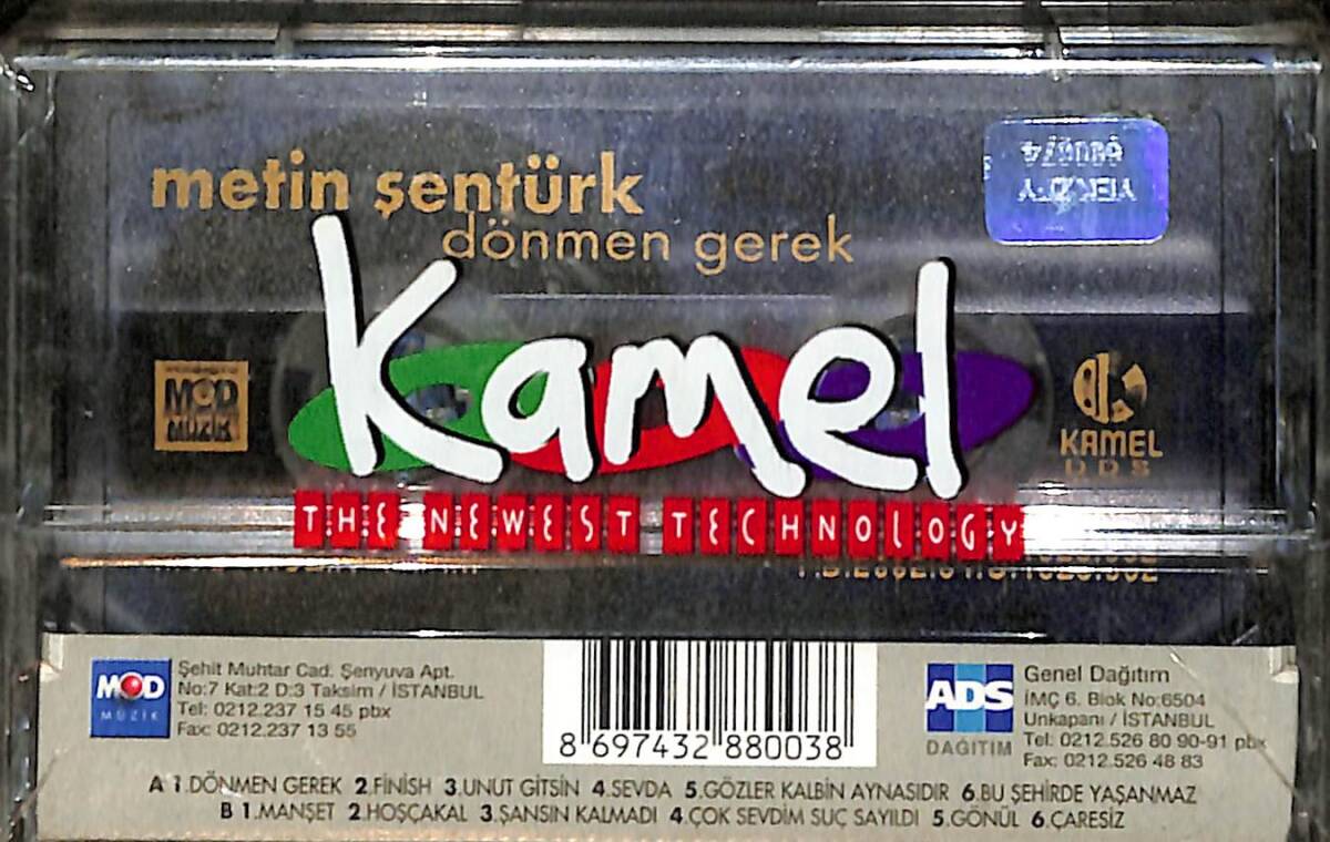 Metin Şentürk - Dönmen Gerek Kaset (Sıfır) KST26872 - 2