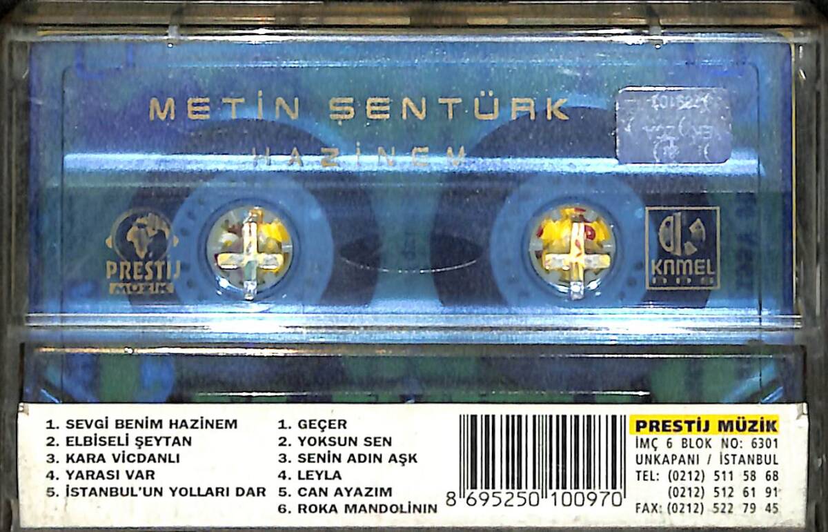 Metin Şentürk - Hazinem Kaset (İkinci El Kaset) KST27280 - 2