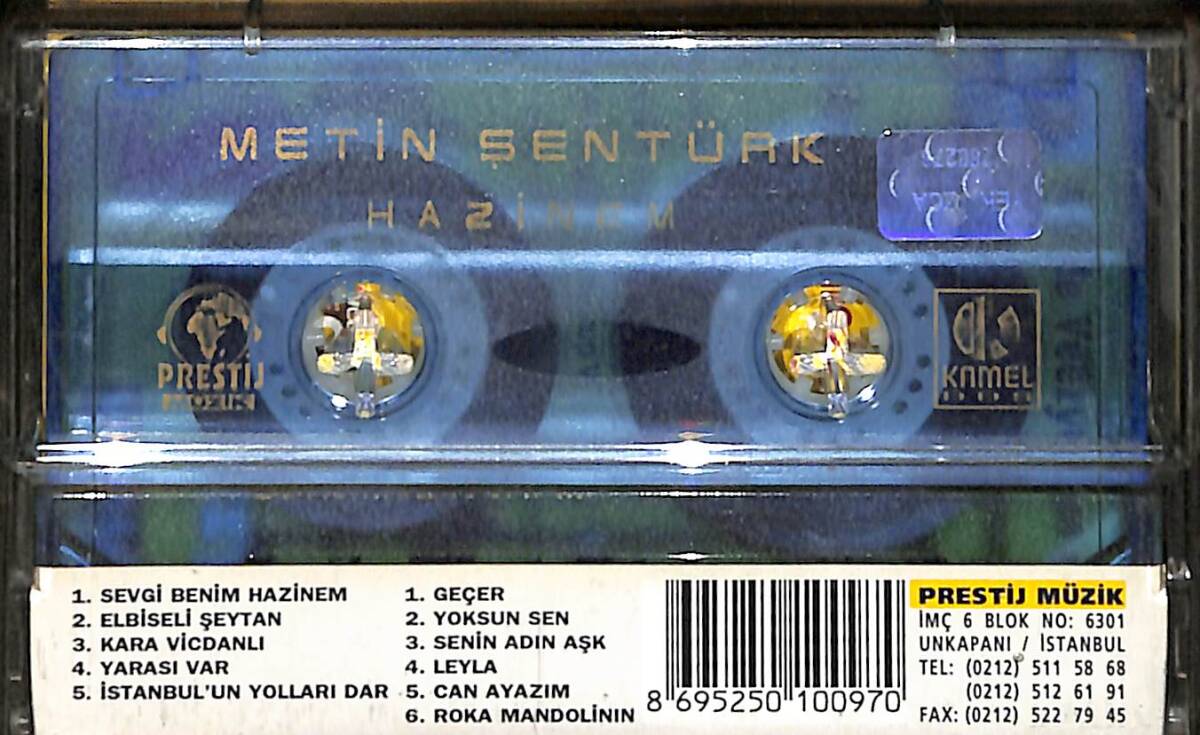 Metin Şentürk - Hazinem Kaset (İkinci El) KST28469 - 2