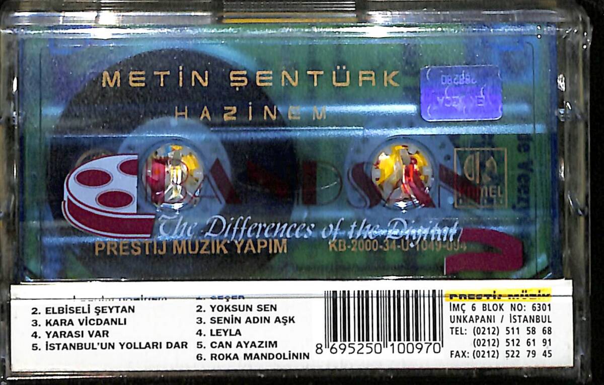Metin Şentürk - Hazinem Kaset (Sıfır Kaset) KST26889 - 2