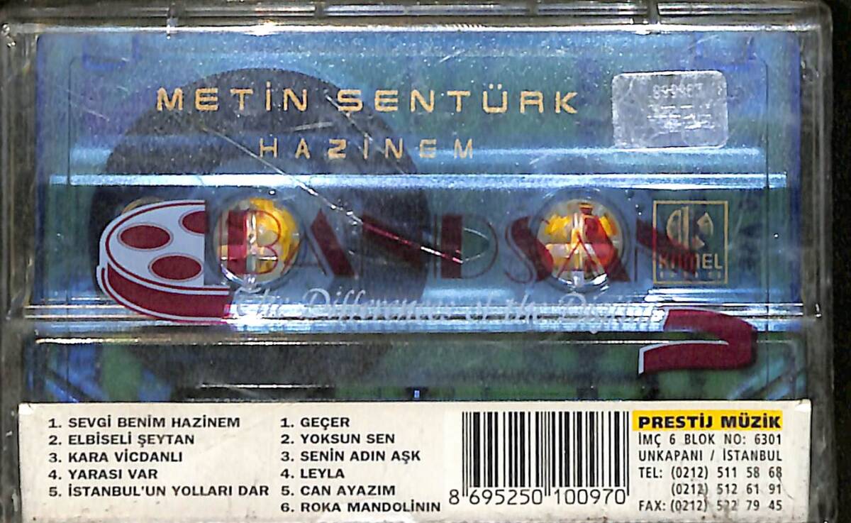 Metin Şentürk - Hazinem Kaset (Sıfır Kaset) KST29025 - 2