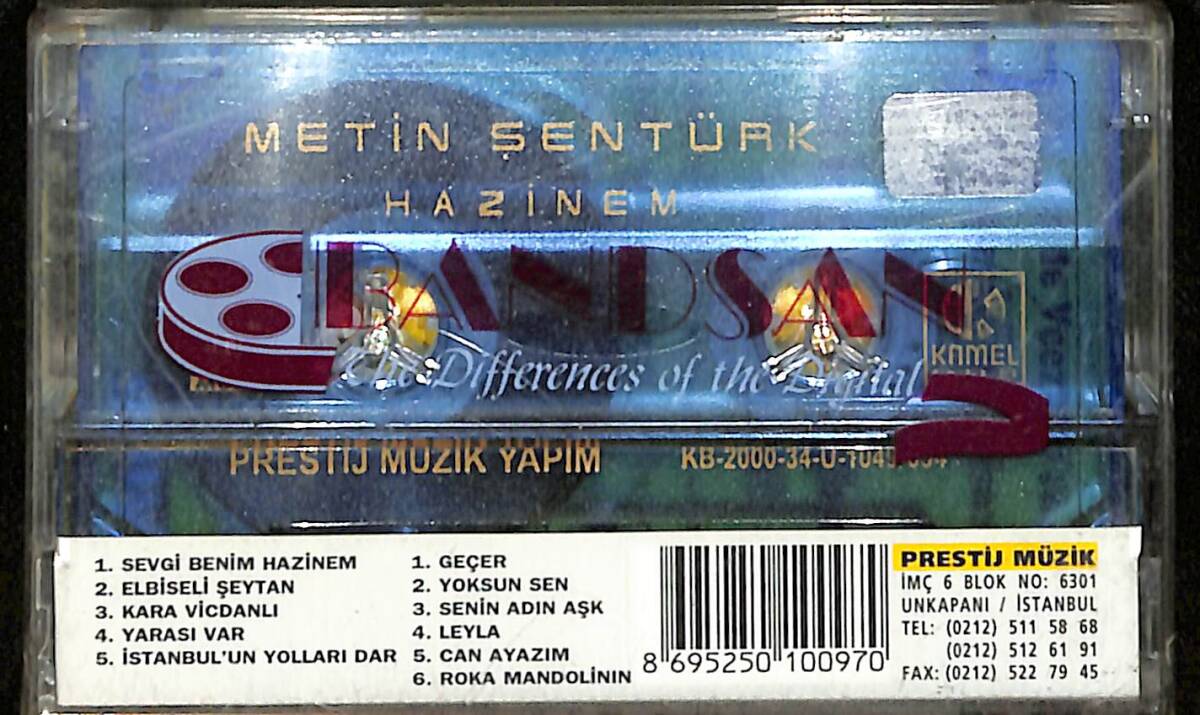 Metin Şentürk - Hazinem Kaset (Sıfır Kaset) KST29079 - 2