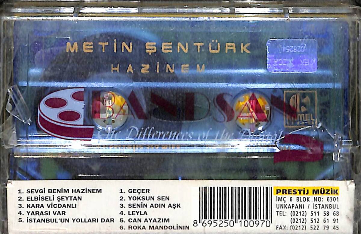 Metin Şentürk - Hazinem Kaset (Sıfır) KST28618 - 2