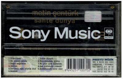 Metin Şentürk - Sahte Dünya Kaset (Sıfır Kaset) KST1686 - 2