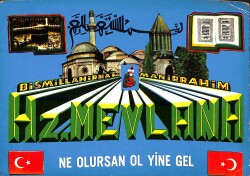 Mevlana Kartpostal (Küçük Boy) KRT22811 - Gökçekoleksiyon
