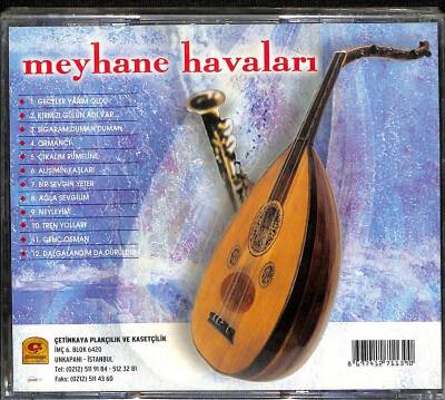 Meyhane Havaları (Sıfır Ürün) CD Müzik CD1912 - 2