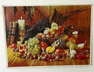 Meyve Tabağı Tematik Dev Boy Poster 70x50cm BRKT34 - 1